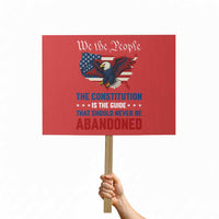 We the People Patriotic Eagle Protest Sign Defend the Constitution American Flag - Wonder Print Shop