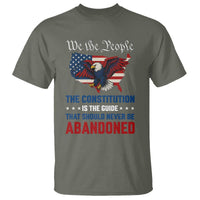 We the People Patriotic Eagle T Shirt Defend the Constitution American Flag