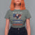 We the People Patriotic Eagle T Shirt For Women Defend the Constitution American Flag