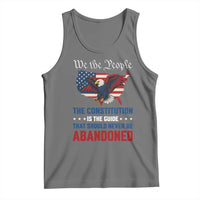 We the People Patriotic Eagle Tank Top Defend the Constitution American Flag