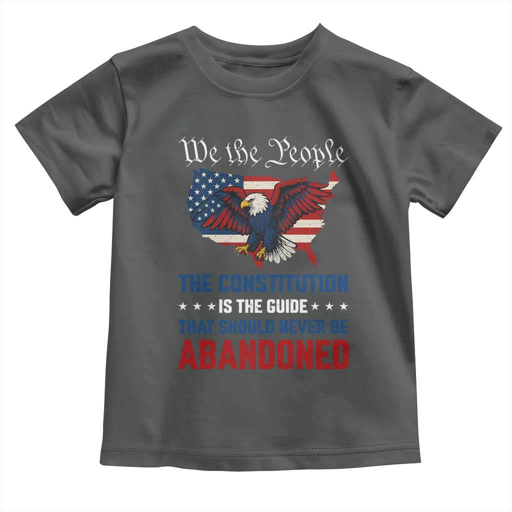 We the People Patriotic Eagle Toddler T Shirt Defend the Constitution American Flag