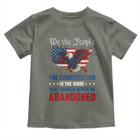 We the People Patriotic Eagle Toddler T Shirt Defend the Constitution American Flag