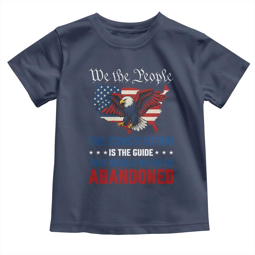 We the People Patriotic Eagle Toddler T Shirt Defend the Constitution American Flag