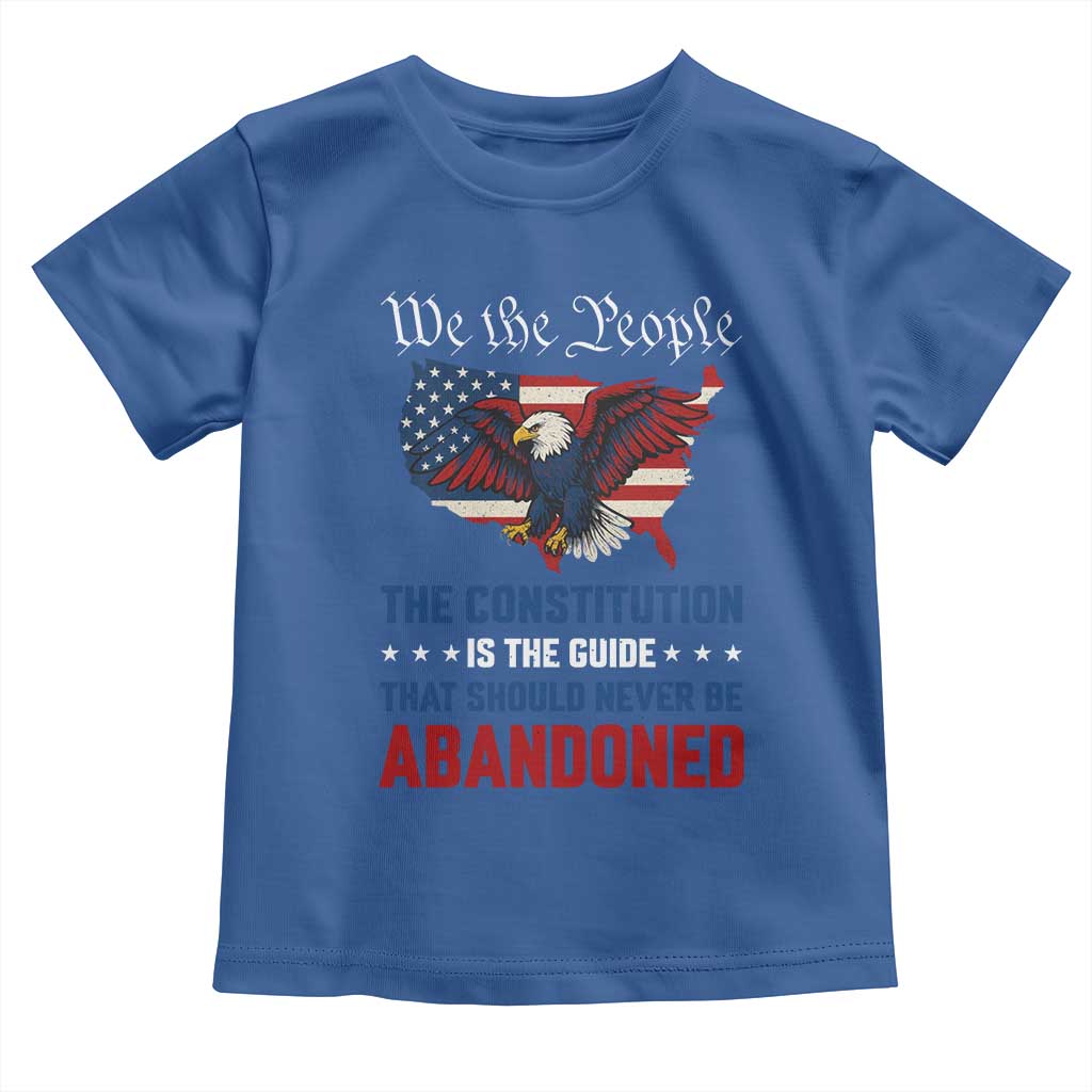 We the People Patriotic Eagle Toddler T Shirt Defend the Constitution American Flag