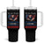 We the People Patriotic Eagle Tumbler With Handle Defend the Constitution American Flag