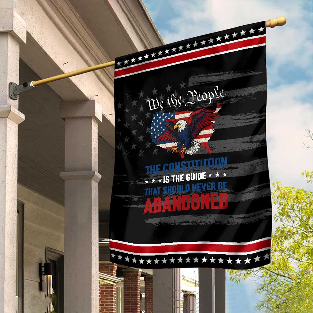 We the People Patriotic Eagle Garden Flag Defend the Constitution American Flag