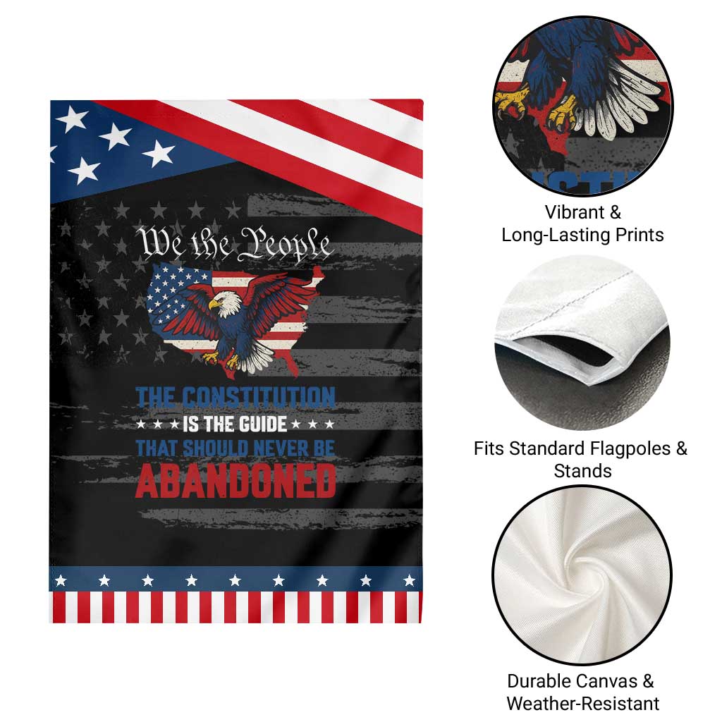 We the People Patriotic Eagle Garden Flag Defend the Constitution American Flag