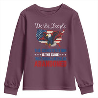 We the People Patriotic Eagle Youth Sweatshirt Defend the Constitution American Flag