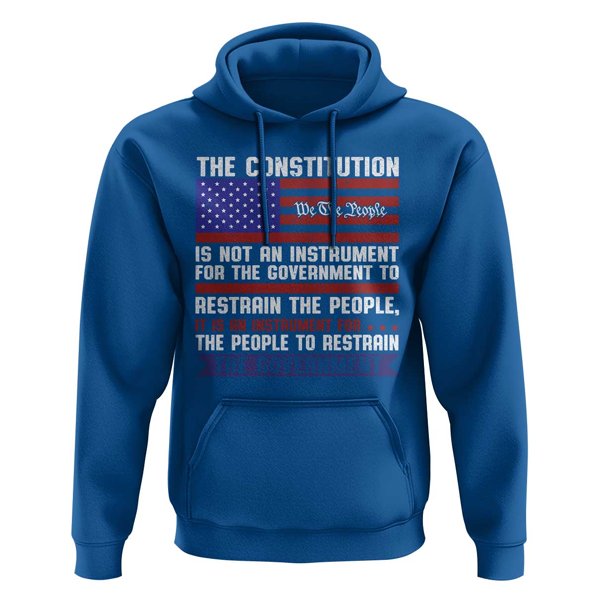 Constitution Liberty American Patriotic Hoodie We The People US Flag - Wonder Print Shop