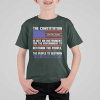Constitution Liberty American Patriotic T Shirt For Kid We The People US Flag - Wonder Print Shop