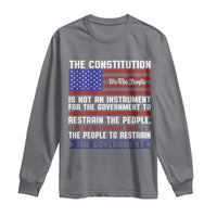 Constitution Liberty American Patriotic Long Sleeve Shirt We The People US Flag - Wonder Print Shop