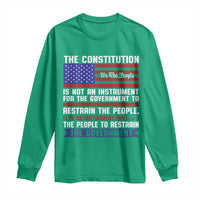 Constitution Liberty American Patriotic Long Sleeve Shirt We The People US Flag - Wonder Print Shop