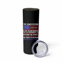 Constitution Liberty American Patriotic Skinny Tumbler We The People US Flag - Wonder Print Shop