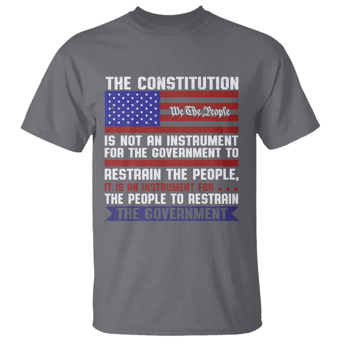 Constitution Liberty American Patriotic T Shirt We The People US Flag - Wonder Print Shop