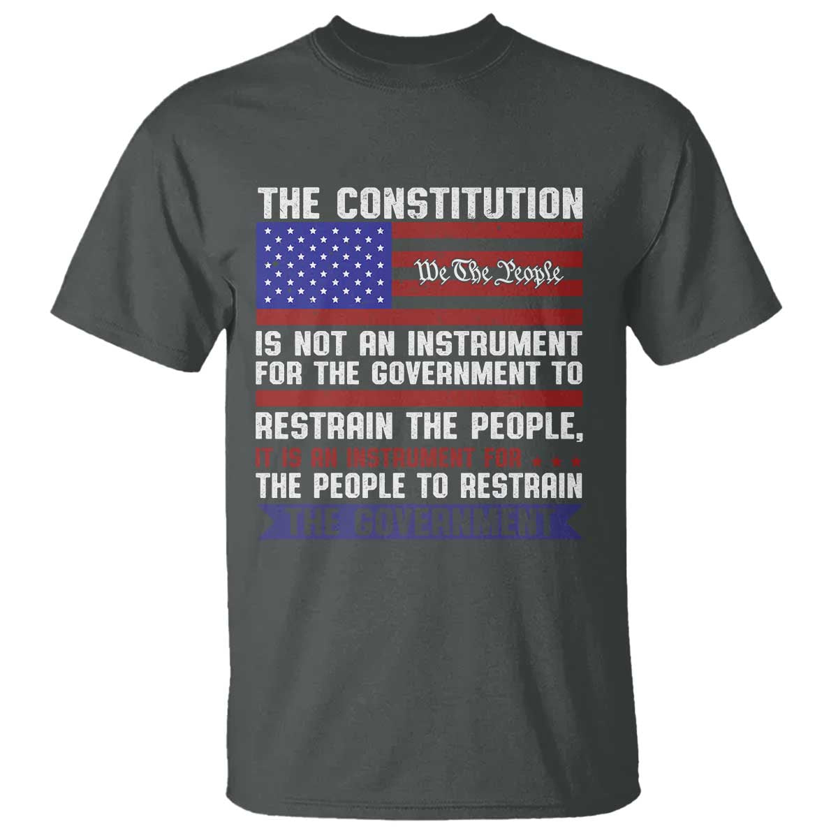 Constitution Liberty American Patriotic T Shirt We The People US Flag - Wonder Print Shop