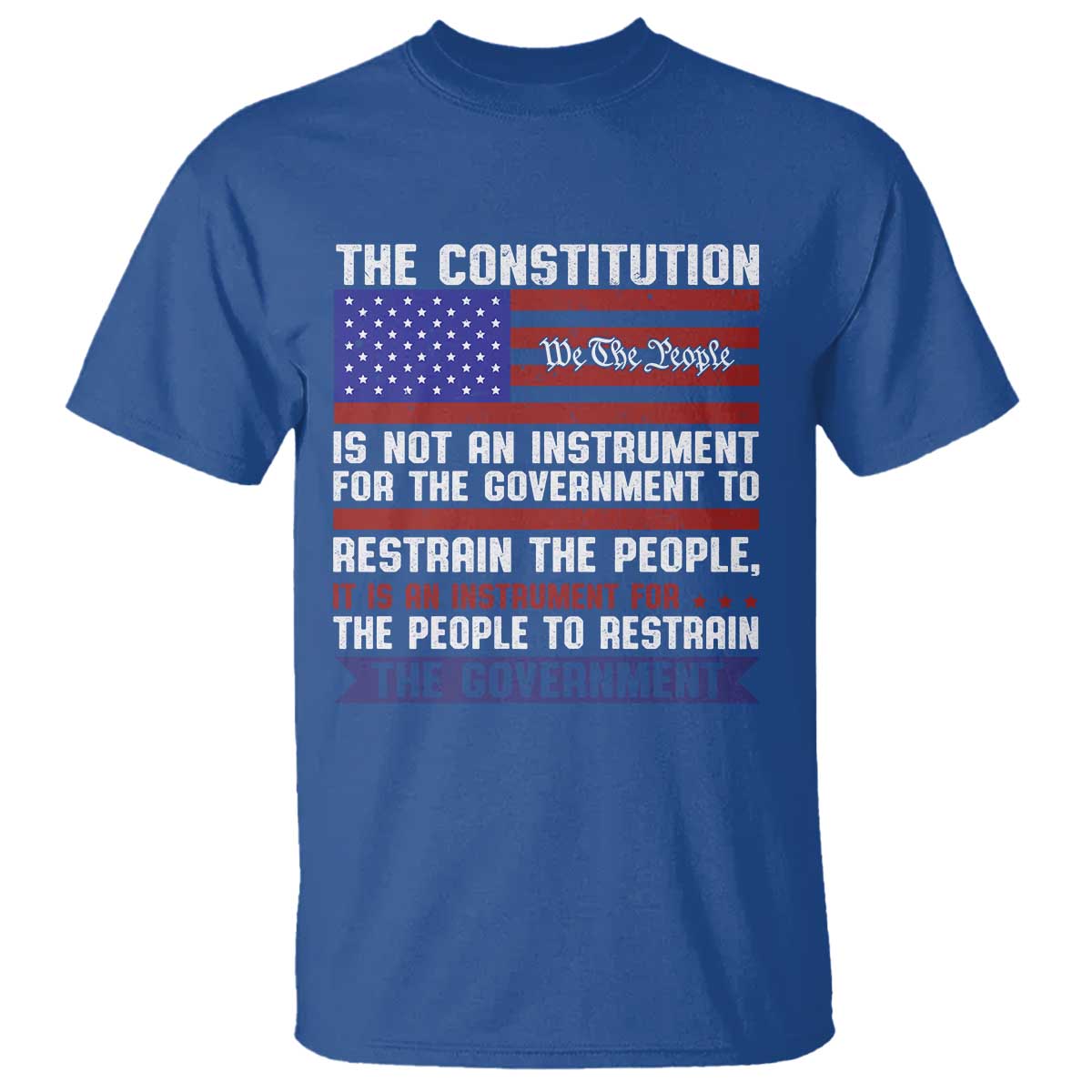Constitution Liberty American Patriotic T Shirt We The People US Flag - Wonder Print Shop