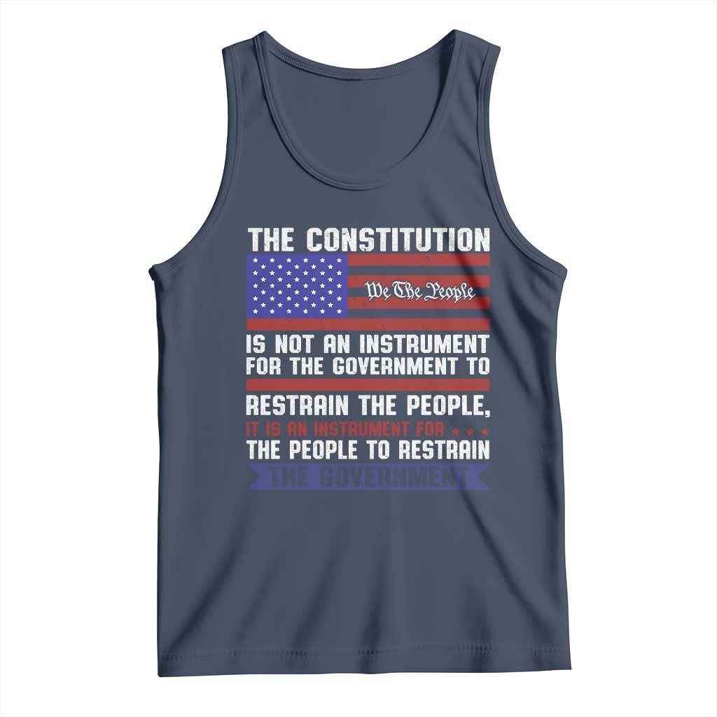 Constitution Liberty American Patriotic Tank Top We The People US Flag - Wonder Print Shop