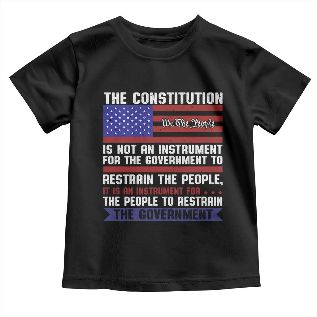 Constitution Liberty American Patriotic Toddler T Shirt We The People US Flag - Wonder Print Shop