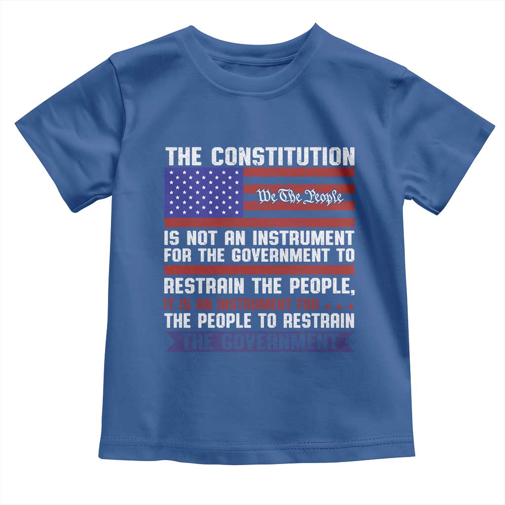 Constitution Liberty American Patriotic Toddler T Shirt We The People US Flag - Wonder Print Shop