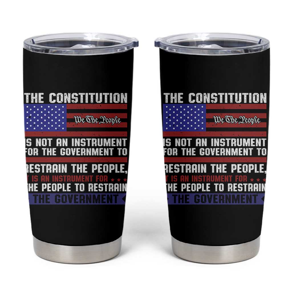 Constitution Liberty American Patriotic Tumbler Cup We The People US Flag - Wonder Print Shop