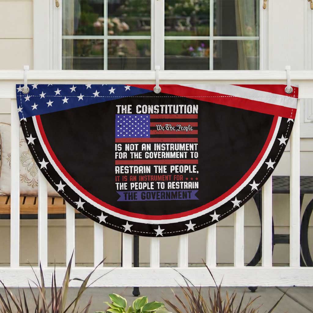 Constitution Liberty American Patriotic Fan Flag We The People US Flag