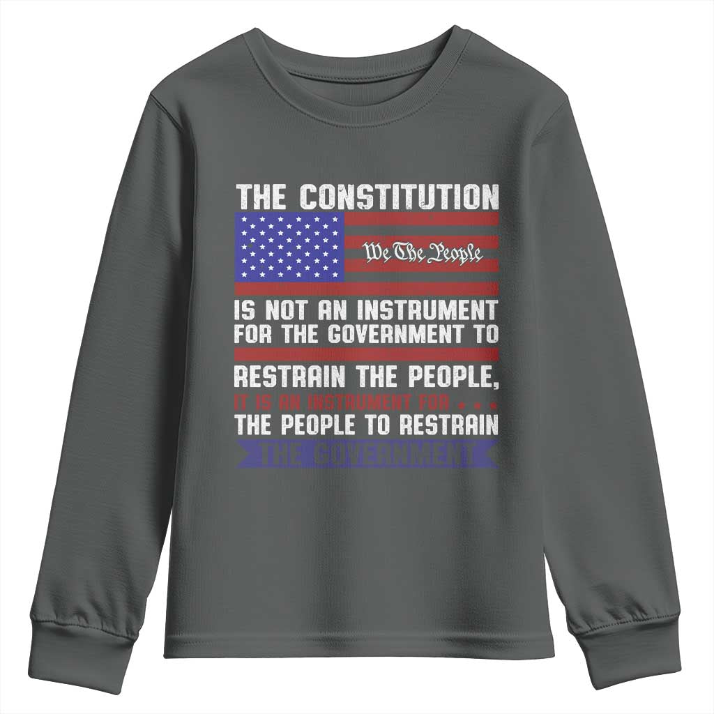 Constitution Liberty American Patriotic Youth Sweatshirt We The People US Flag - Wonder Print Shop