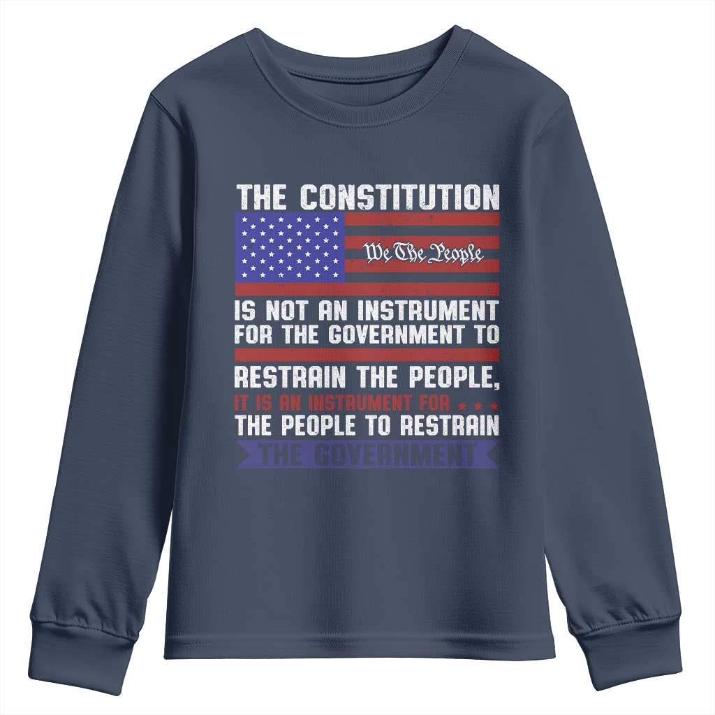 Constitution Liberty American Patriotic Youth Sweatshirt We The People US Flag - Wonder Print Shop