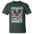 Patriotic Gun Rights Eagle T Shirt Too Old To Fight Too Slow To Run But Can Still Shoot