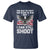 Patriotic Gun Rights Eagle T Shirt Too Old To Fight Too Slow To Run But Can Still Shoot