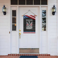 Patriotic Gun Rights Eagle Garden Flag Too Old To Fight Too Slow To Run But Can Still Shoot