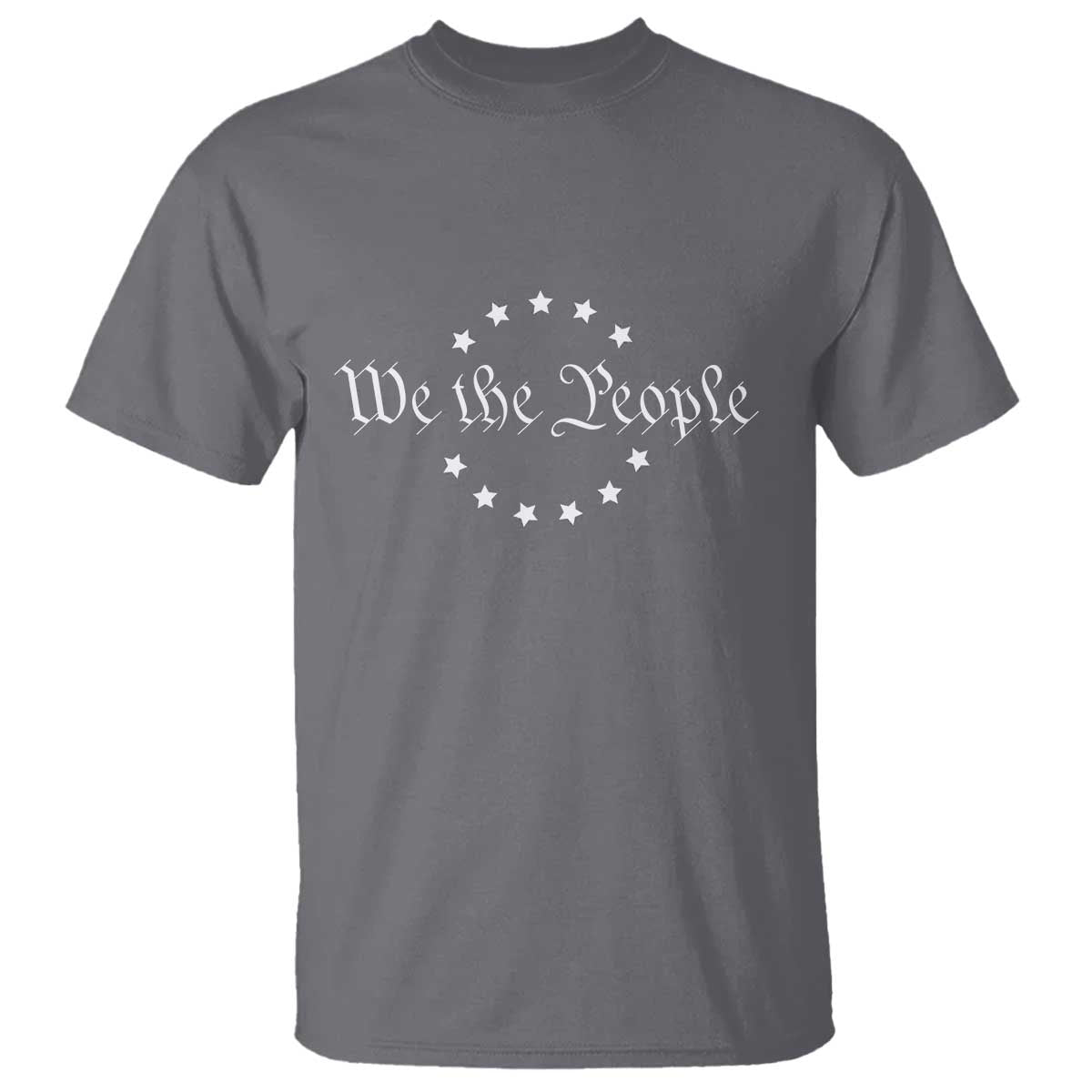 We the People T Shirt US Constitution Preamble 4th Of July Patriotic Stars - Wonder Print Shop