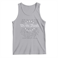 We the People Tank Top US Constitution Preamble 4th Of July Patriotic Stars - Wonder Print Shop