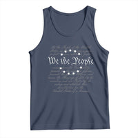 We the People Tank Top US Constitution Preamble 4th Of July Patriotic Stars - Wonder Print Shop