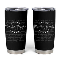 We the People Tumbler Cup US Constitution Preamble 4th Of July Patriotic Stars - Wonder Print Shop