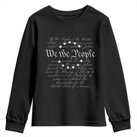 We the People Youth Sweatshirt US Constitution Preamble 4th Of July Patriotic Stars - Wonder Print Shop