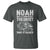 Noah Was a Conspiracy Theorist T Shirt Then It Rained Funny Biblical Ark Humor