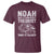 Noah Was a Conspiracy Theorist T Shirt Then It Rained Funny Biblical Ark Humor
