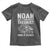 Noah Was a Conspiracy Theorist Toddler T Shirt Then It Rained Funny Biblical Ark Humor