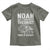 Noah Was a Conspiracy Theorist Toddler T Shirt Then It Rained Funny Biblical Ark Humor