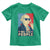 We the People Retro George Washington Toddler T Shirt Patriotic American Founding Fathers Peace Sign