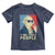 We the People Retro George Washington Toddler T Shirt Patriotic American Founding Fathers Peace Sign