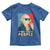 We the People Retro George Washington Toddler T Shirt Patriotic American Founding Fathers Peace Sign