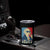 We the People Retro George Washington Tumbler Cup Patriotic American Founding Fathers Peace Sign