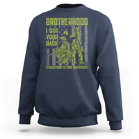 American Veteran Sweatshirt Brotherhood Means More To Some Than Others - Wonder Print Shop