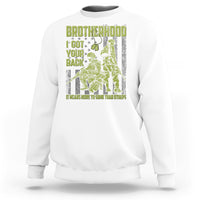 American Veteran Sweatshirt Brotherhood Means More To Some Than Others - Wonder Print Shop