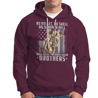American Veteran Hoodie No Bullet No Shell No Demon This Bond Called Brothers Brotherhood - Wonder Print Shop