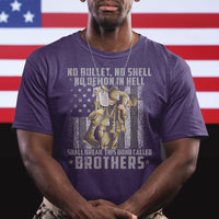 American Veteran T Shirt No Bullet No Shell No Demon This Bond Called Brothers Brotherhood - Wonder Print Shop