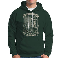 US Soldier Hoodie I Win Where I Fight US Soldier Patriotic Bald Eagle - Wonder Print Shop