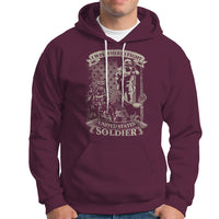 US Soldier Hoodie I Win Where I Fight US Soldier Patriotic Bald Eagle - Wonder Print Shop