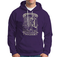 US Soldier Hoodie I Win Where I Fight US Soldier Patriotic Bald Eagle - Wonder Print Shop